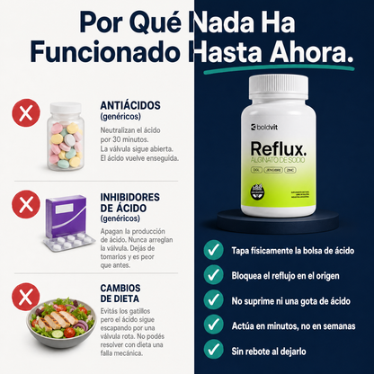 Reflux para la acidez estomacal